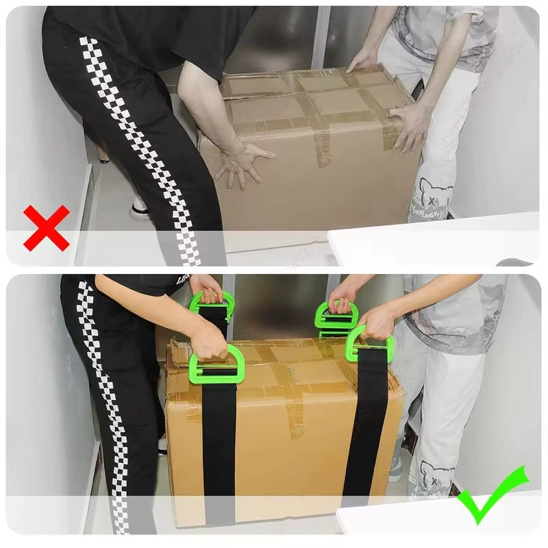 Adjustable Furniture Moving Straps - Easy Lifting and Transport for Heavy Items